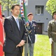 Pietní akt Zpravodajské brigády u pomníku padlým v letech 1939 až 1945 v parku Na Jezerce - 10. 5. 2016