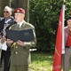 Pietní akt Zpravodajské brigády u pomníku padlým v letech 1939 až 1945 v parku Na Jezerce - 10. 5. 2016