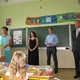 Zahájení školního roku radním Zdeňkem Pokorným a zastupitelem Josefem Svobodou na ZŠ Mendíků - 1. 9. 2015