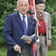 Pietní akt Zpravodajské brigády u pomníku padlým v letech 1939 až 1945 v parku Na Jezerce - 10. 5. 2016