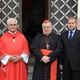 Udílení svátosti biřmování kardinálem Dominikem Dukou v kostele sv. Václava v Nuslích