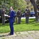 Pietní akt ve čtvrtek 4. května 2023 v parku Jezerka u pomníku Zpravodajské brigády.