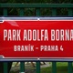 V pondělí 1. července 2024 dopoledne byla odhalena nová uliční tabule na parku Adolfa Borna v Braníku.