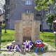 Pietní akt ve čtvrtek 4. května 2023 v parku Jezerka u pomníku Zpravodajské brigády.