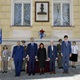 Pietní vzpomínka u busty generála Karla Kutlvašra na Nuselské radnici v úterý 9. května 2023.