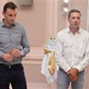 Společenské setkání zástupců městské části Praha 4 a fotbalového klubu FK Slavoj Vyšehrad při příležitosti oslav postupu do Fotbalové národní ligy ČR na Nuselské radnici - 20. 7. 2015