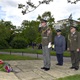 Pietní akt u Pomníku Zpravodajské brigády v parku Na Jezerce