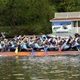 Rotary DB Charity Challenge - charitativní závod amatérských týmů na 200 metrů - také o tom byla sobota 13. května 2023 na Vltavě u Žlutých lázní v Podolí. 