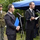 Pietní akt u pomníku Zpravodajské brigády se uskutečnil ve čtvrtek 2. května 2024 ve 14:00 hodin v parku Na Jezerce. 