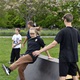 Action Fun Days, to jsou pravidelná středeční odpoledne v parku Na Pankráci. Foto je z 10. května 2023.