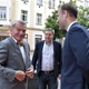 Primátor hlavního města Prahy Bohuslav Svoboda (ODS) při návštěvě městské části Praha 4.