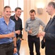 Společenské setkání zástupců městské části Praha 4 a fotbalového klubu FK Slavoj Vyšehrad při příležitosti oslav postupu do Fotbalové národní ligy ČR na Nuselské radnici - 20. 7. 2015