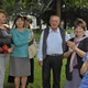 Odhalení pamětní desky spisovatele Adolfa Branalda na budově ZŠ Jižní IV. na Spořilově