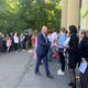 Zahájení školního roku 2023/2024 se na ZŠ Jeremenkova zúčastnil i místostarosta Patrik Opa (ODS).