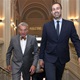 Primátor hlavního města Prahy Bohuslav Svoboda (ODS) při návštěvě městské části Praha 4.