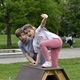 Action Fun Days, to jsou pravidelná středeční odpoledne v parku Na Pankráci. Foto je z 10. května 2023.