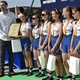 Během prvního víkendu v červnu proběhly na Vltavě v Praze legendární veslařské závody - již 110. ročník Primátorek. Praha 4 již tradičně zaštítila závod „osem“ starších žaček, které vyhrál klub VK Hodonín. Ceny a putovní plaketu předal vítězům starosta Ondřej Kubín (ODS). Snímky jsou z nedělního finále - 4. června 2024.