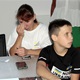 Děti při velmi emotivním setkání, kdy nechyběly ani slzy dojetí, zazpívaly a přinesly obrázky, které namalovaly jako poděkování. Mezi dárky nechyběl ani dort v národních barvách se vzkazem, malá ikona a krásná soška. Jazykovou bariéru pak bez problémů zlomila recitace a především hudba a zpěv. 