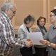 Slavnostní ukončení počítačového kurzů seniorů