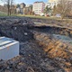 Kontrolní den na stavbě biotopu v Braníku ve středu 8. února 2023.