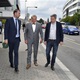 Primátor hlavního města Prahy Bohuslav Svoboda (ODS) při návštěvě městské části Praha 4.