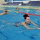 Přeplaveme spolu Prahu 4 – tak se jmenovala zajímavá akce, která proběhla v sobotu 9. listopadu 2019 od 11 do 15 hodin v Plaveckém areálu Podolí. Každý účastník akce měl za úkol uplavat jeden 50 metrový bazén, neboť Praha 4 měří podle organizátorů od Braníka až po Spořilov cca 10 km. Fandit všem borcům, které čekalo dohromady 200 bazénů, přišla i starostka Prahy 4 Irena Michalcová.
