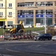 V sobotu 27. března 2021 zahájí Dopravní podnik hlavního města Prahy další etapu Rekonstrukce tramvajové tratě Vladimírova - Táborská - Na Pankráci - Na Veselí - Soudní. Stavební práce budou po zimní přestávce pokračovat na Pankráci a v Nuslích, konkrétně v ulicích Na Pankráci a v Táborské až po křižovatku s Vladimírovou. Dopravní podnik tak naváže na loňskou podzimní rekonstrukci úseku od vozovny Pankrác po křižovatku ulic Na Pankráci a Na Veselí, a na stavbu nové tratě ke stanici metra Pankrác.  Na snímcích z 9. března 2021 probíhají přípravné práce na nám. Hrdinů a ve spodní části Táborské.