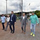 Primátor hlavního města Prahy Bohuslav Svoboda (ODS) při návštěvě městské části Praha 4.