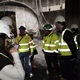Představitelé městské části Praha 4 vyrazili v pondělí 13. února 2023 na prohlídku do tunelů nově budované linky D pražského metra. 