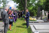 Uložení ostatků zemřelých do Pietního místa Prahy 4 na Krčském hřbitově v úterý 21. května 2024.