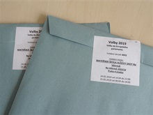 hlasovací lístky EP 2019