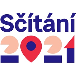 Sčítání lidu, domů a bytů 2021 - LOGO - SLDB