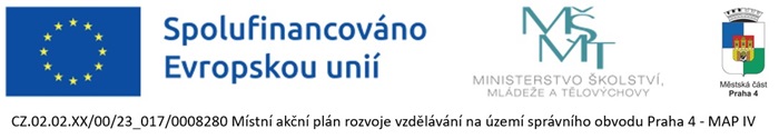Místní akční plán rozvoje vzdělávání na území správního obvodu Praha 4 - MAP IV - LOGO
