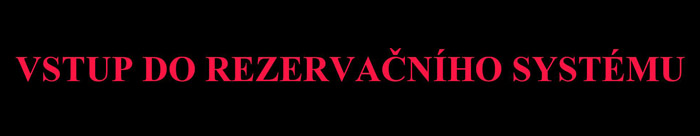 Rezervační systém - vstupte