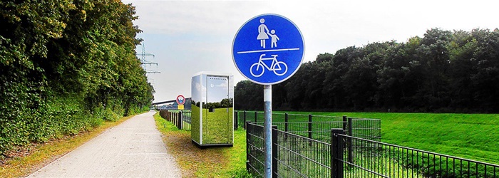 V blízkosti sportovišť na Roztylském náměstí a v Podolské ulici budou v nejbližší době umístěny dvě mobilní smart toalety vybavené solárním napájením, čtečkami platebních karet, ovládacím softwarem, softwarem pro dálkovou obsluhu a monitoringem. - Ilustrační foto