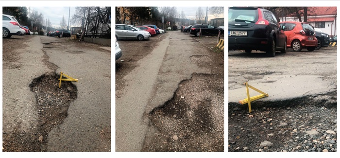 Podnět 7: Řešení situace parkoviště a komunikace v prostoru mezi ulicí Podolské nábřeží a Rybářská