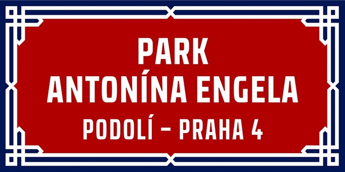 Pojmenování parku Antonína Engela je poctou vynikajícími architektovi.