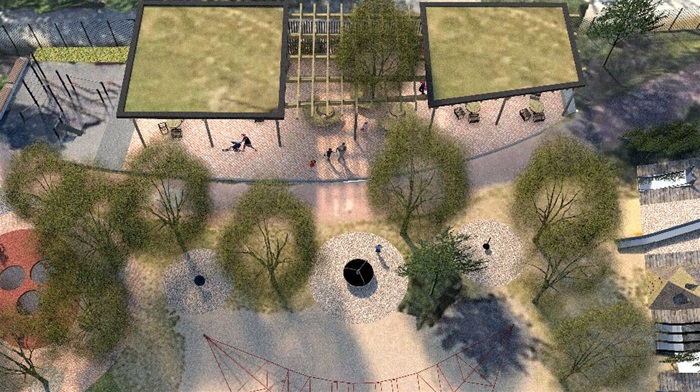 Přispějte svými podněty k revitalizaci volnočasového areálu na vrchu Kapitol - Celkový koncept řešení - grafika