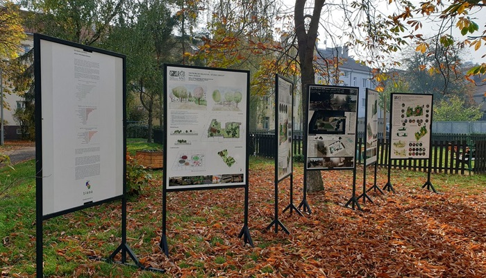 Obyvatelé vnitrobloku Halasova a jeho blízkého okolí si během listopadu mohou prohlédnout výstavu venkovních panelů a seznámit se tak s pracemi studentů České zemědělské univerzity, kteří pro ně připravili celkem 11 návrhů (vizualizací) na kompletní obnovu vnitrobloku.