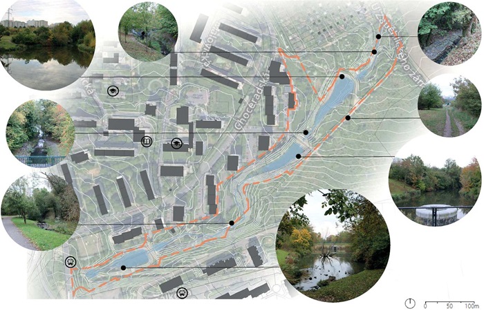 Vize revitalizace Chodoveckého potoka je dokončena. 