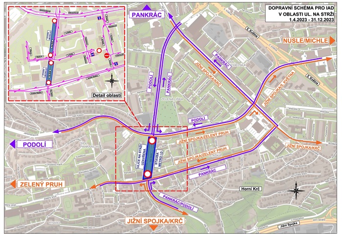 Metro D - 5. etapa - mapky