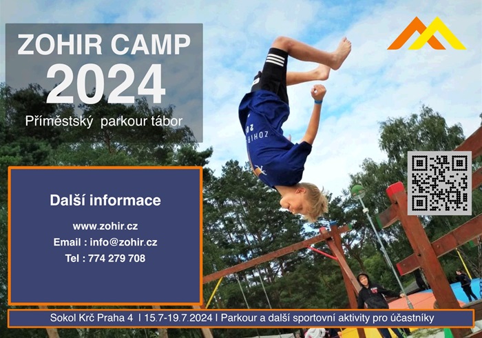 Příměstský kemp v Praze 4 - Parkurové léto 2024