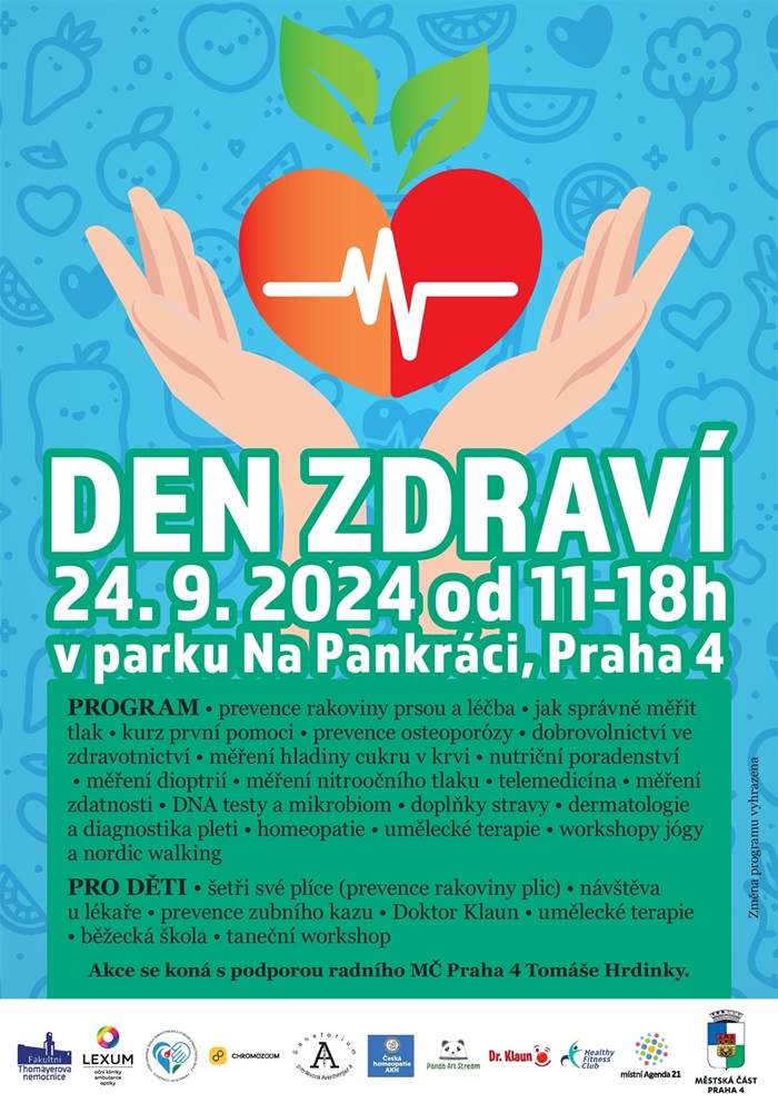 Den zdraví v parku Na Pankráci