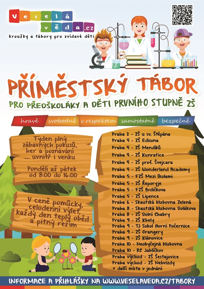 Příměstský tábor Veselá věda