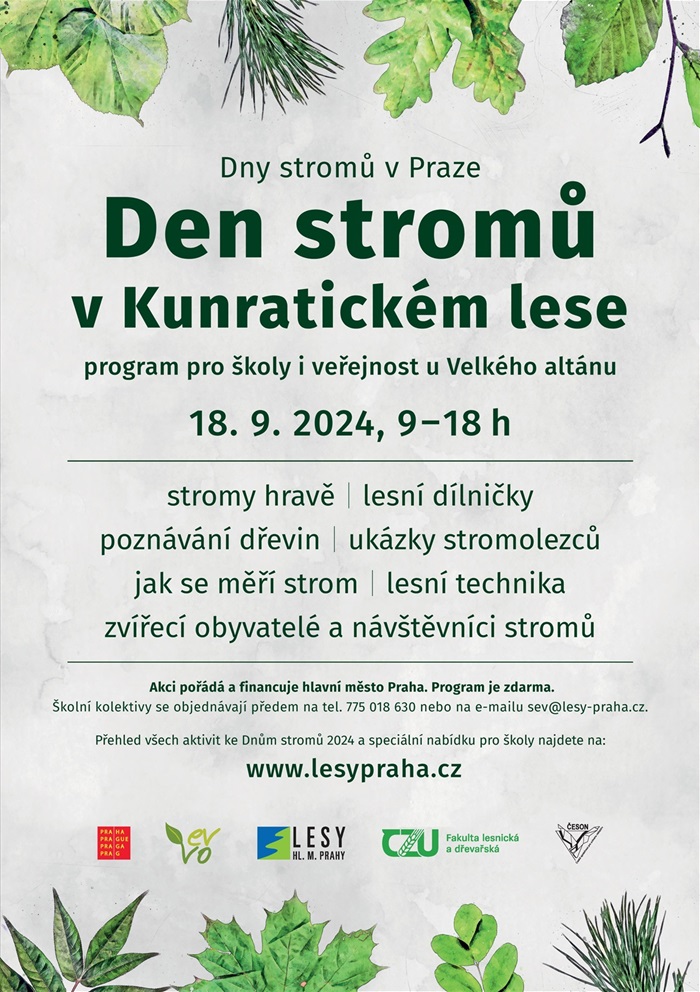 Den stromů v Kunratickém lese 2024